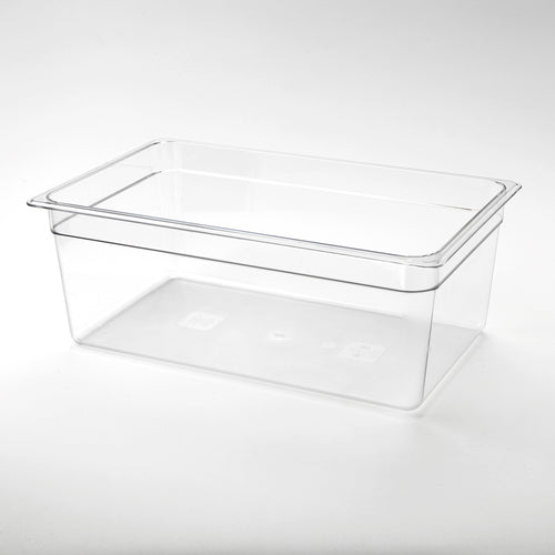 Beverage Tub Insert, full size, polycarbonate, clear