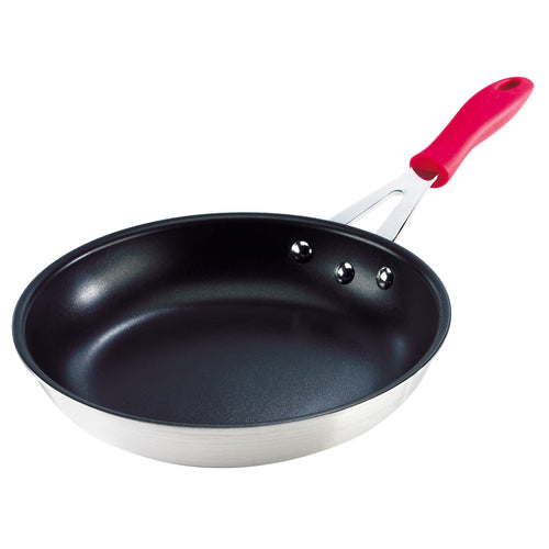 Thermalloy Fry Pan, 12'' dia. x 2-1/8''H, Excalibur non-stick coating, 2-ply stainless steel interior with aluminum exterior, NSF