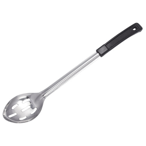 Winco Prime 11'' S/S Slotted Basting Spoon with Plastic Hdl, NSF